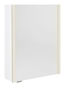 SAPHO ALIX Kopalniška Galerka z LED Osvetlitvijo, Bela, 56x70x17,5 cm, L/P Odprta