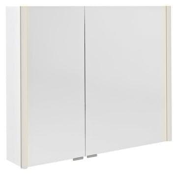 SAPHO Elegantna ALIX galerka z LED osvetlitvijo, bela 86x70x17,5 cm