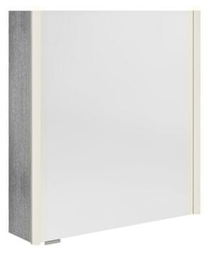SAPHO LED Galerija ALIX s srebrnimi hrastovimi vrati, 66x70x17,5 cm, leva/desna, IP44