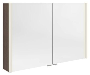 SAPHO Viseča omarica ALIX z LED lučmi, rustikalna borovica, 106x70x17,5cm