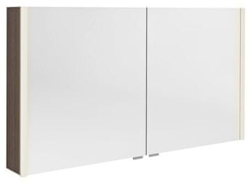 SAPHO Elegantna LED Ogledalna Omara ALIX, 126x70, Rustikalna Borov.