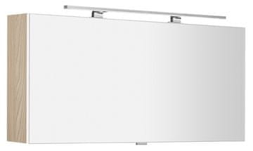 SAPHO Eleganten ogledalni kabinet CLOE z LED osvetlitvijo, 120x50x18 cm, jilm bardini