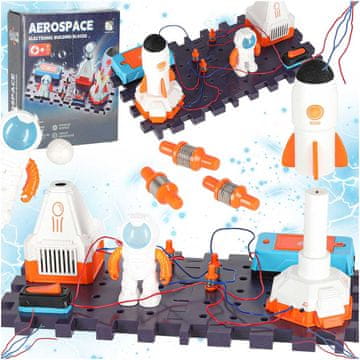 WOWO Mali električarski STEM set za gradnjo vezij vesoljska postaja