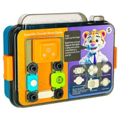 WOWO Elektronska STEM sestavljanka za vezja s karticami nalog 58 delov 6+