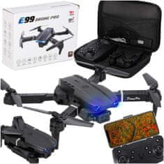 WOWO Zložljiv RC dron z dvojno kamero 720p in headless načinom 2 bateriji