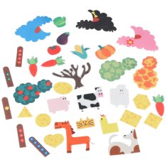 WOWO Interaktivna senzorična knjiga kmetija z živalmi na ježka