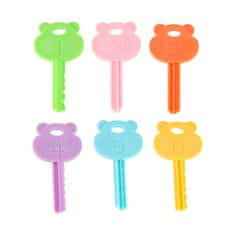 WOWO Glasbeni izobraževalni avtobus s ključi in izskočnimi živalmi