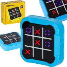 WOWO Elektronska igra križci in krožci 4v1 prenosna konzola modra