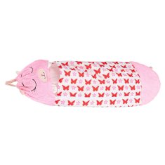 WOWO Otroška spalna vreča 2v1 z blazino roza