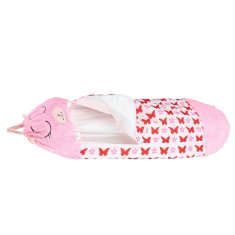 WOWO Otroška spalna vreča 2v1 z blazino roza