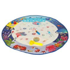 WOWO Okrogla vodna risalna podloga 80 cm vodni svet