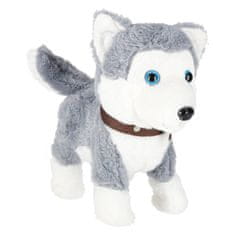 WOWO Interaktivni kuža na povodcu laja in hodi husky