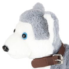 WOWO Interaktivni kuža na povodcu laja in hodi husky