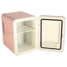 WOWO Mini potovalni hladilnik za avto 2v1 hlajenje in gretje roza