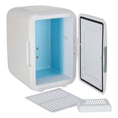 WOWO Mini potovalni hladilnik za avto 2v1 hlajenje in gretje bel