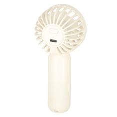 WOWO Prenosni mini ventilator za mizo in v roko USB bel