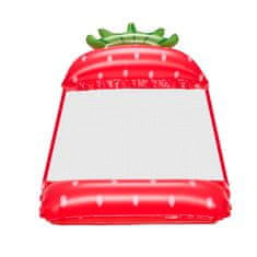 WOWO Napihljiv bazenski ležalnik z mrežico Jagoda