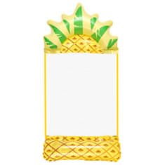 WOWO Napihljiv bazenski ležalnik z mrežico Ananas