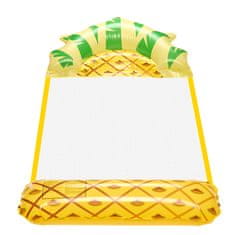 WOWO Napihljiv bazenski ležalnik z mrežico Ananas