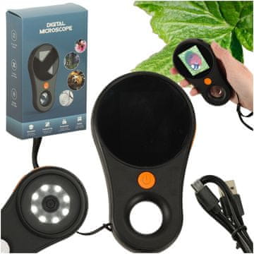 WOWO USB digitalni mikroskop za računalnik z LED osvetlitvijo