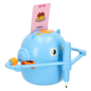 WOWO Interaktivni risalni robot za otroke s karticami moder