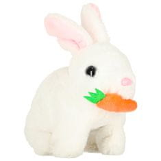 WOWO Interaktivni plišasti zajček s korenčkom in dodatki