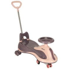 WOWO Otroški gravitačni skiro s svetlečimi kolesi vijoličen