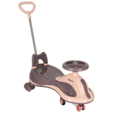 WOWO Otroški gravitačni skiro s svetlečimi kolesi vijoličen