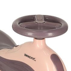 WOWO Otroški gravitačni skiro s svetlečimi kolesi vijoličen