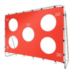 WOWO Otroški nogometni gol 2v1 s trening podlogo 215×153×76 cm