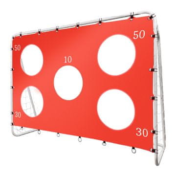 WOWO Otroški nogometni gol 2v1 s trening podlogo 215×153×76 cm
