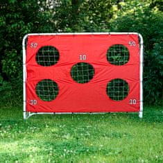 WOWO Otroški nogometni gol 2v1 s trening podlogo 215×153×76 cm