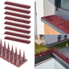 WOWO Plastični špici proti pticam za okensko polico in balkon gosti moduli