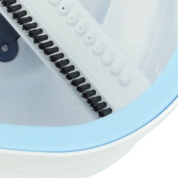 WOWO Ploščati vrtljivi mop z vedrom ločena čista in umazana voda