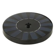 WOWO Solarna plavajoča fontana za ribnik z šobami 16 cm