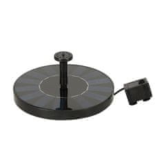 WOWO Solarna plavajoča fontana za ribnik z šobami 16 cm