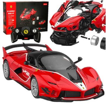 WOWO RC gradbeni set Ferrari športni avto na daljinsko upravljanje za sestavljanje 2,4 GHz