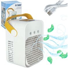 WOWO Mini namizni hladilnik zraka 3v1 USB z LED