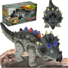 WOWO RC dinozaver Triceratops na daljinsko upravljanje hodi sveti rjove