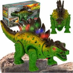 WOWO RC dinozaver Stegosaurus na daljinsko upravljanje hodi sveti rjove