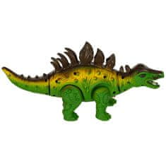 WOWO RC dinozaver Stegosaurus na daljinsko upravljanje hodi sveti rjove
