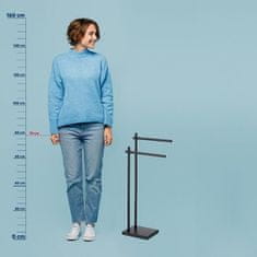 Kela Držalo za brisače KL-23962black Devin 23,0x18,0x79,0cm