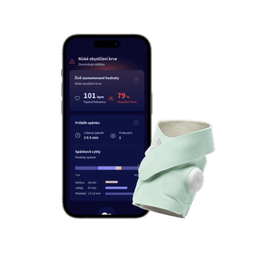 Owlet Pametna nogavica Dream Sock - Original Mint