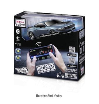 Maisto RC - DIE-CAST METAL z lučmi, 1:41, 2,4GHz, USB, XTR, Bluetooth 5.0, asorti