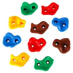 WOWO Plezalni kamni za otroke set 10 kosov z vijaki