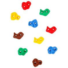 WOWO Plezalni kamni za otroke set 10 kosov z vijaki