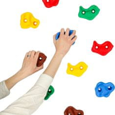 WOWO Plezalni kamni za otroke set 10 kosov z vijaki