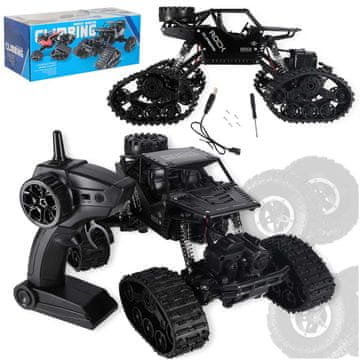 WOWO RC terenski avto Rock Crawler 4x4 2v1 - črn