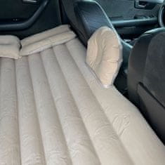 WOWO Napihljiv vzmetnik za avto za spanje s tlačilko - bež