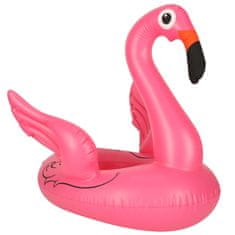 WOWO Otroški napihljiv plavalni obroč s sedežem - flamingo